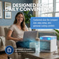 Arctic Air Pure Chill 2.0 Evaporative Air Cooler by Ontel - Powerful, Quiet, Lightweight and Portable Space Cooler with Hydro-Chill Technology For Bedroom, Office, Living Room & More,Blue Arctic Air