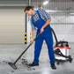Porter-Cable Wet/Dry Vacuum 5 Gallon 4HP Stainless Steel Light Weight Portable, 3 in 1 Function with Attachments, Silver+Red, Model: PCX18406-5B PORTER-CABLE