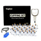 Cupluw Cupping Kit for Massage Therapy - 32 Cups Professional Chinese Cupping Set with Magnetics, Vacuum Cupping Therapy Set for Cellulite Reduction Muscle Pain Relief with Manual Pump Cupluw