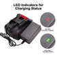 SHINTYOOL 21v Lithium Battery - 4.0 Ah Battery with Charger Adapter Led Indicator Compatible with Leaf Blower SHINTYOOL