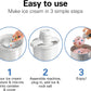 HAMILTON BEACH 68330N ICE CREAM MAKER 4QT - HTBQM68330 Pie's Variety Store