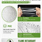 Clear Vinyl Enclosure Tarp, 12 Mil Waterproof with Grommets, 6 x 16 FT vensovo