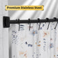Chrsouly Curved Shower Curtain Rod, Heavy Duty, Adjustable 42-72 inch Chrsouly