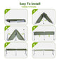 Outvita Folding Camping Cot, Sleeping Bed with Carry Bag, Lightweight Portable Cots for Travel, Fishing, Hiking and Outdoor Activities ebuys