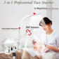 Salon Señor Facial Steamer Professional,2-in-1 Facial Steamer with 5X Magnifying Lamp,Ozone Facial Steamer for Facial deep Cleaning,Esthetician Facial Steamer for Home or SPA Use Salon Señor