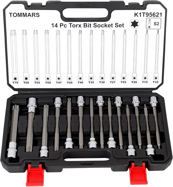 14-PC Long Torx Bit Socket Set - K1T95621 ebuystt