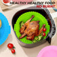Buauty 3 Pack Air Fryer Silicone Liners 8inch Air Fryer Silicone Pot Reusable Food Grade Silicone Airfryer Liners Baking Tray Basket Accessories Replacement of Flammable Disposable Parchment Paper ebuys