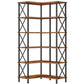 HOOBRO Corner Bookshelf, 6-Tier L-Shaped Bookcase, Industrial Open Display Shelf Tall Storage Organizer, Vertical Storage Rack, for Living Room, Home Office, Rustic Brown and Black BF61SJ01 HOOBRO
