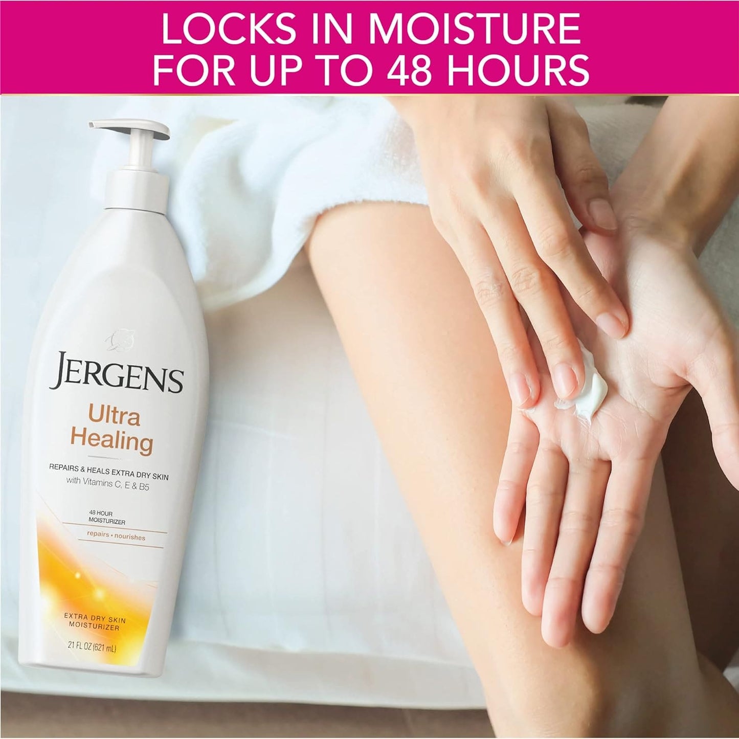 Jergens Daily Moisture Lotion for Dry Skin 21oz - 01910017555 Pie's Variety Store