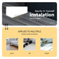 auxua Woodgrain Vinyl Floor Roll, 11.8" x 118", Quick‑Apply Peel & Stick auxua