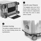 T Tersely Clear PVC Suitcase Cover Protectors 20/24/26/28/30 Inch Suitcase Covers for Luggage - Waterproof Dustproof and Anti-Scratch 20-30 Inch Luggage Cover (20inch) T Tersely