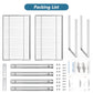 LOVMOR 2 Tier Individual Pull Out Cabinet Organizer 11"W x 21"D, Slide Out Kitchen Cabinet Storage Sliding Shelves LOVMOR