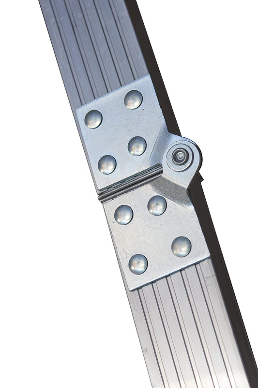 LITE 10-Foot Aluminium Attic Ladder 56" W x 22.5" H, 375-Pound Load Capacity, Type IAA, AP2240MS ebuys