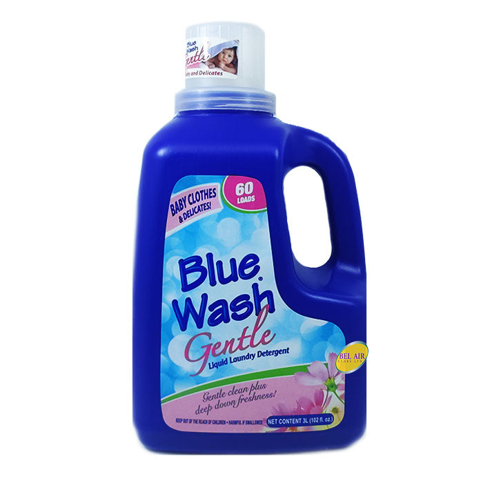 Blue Wash Gentle Liquid Laundry Detergent 1.7L - Is the perfect choice on laundry day, for washing your laundry. Strong enough for a deep clean, yet gentle enough to keep even the most delicate of fabrics safe - BWLLDC900 Pie's Variety Store