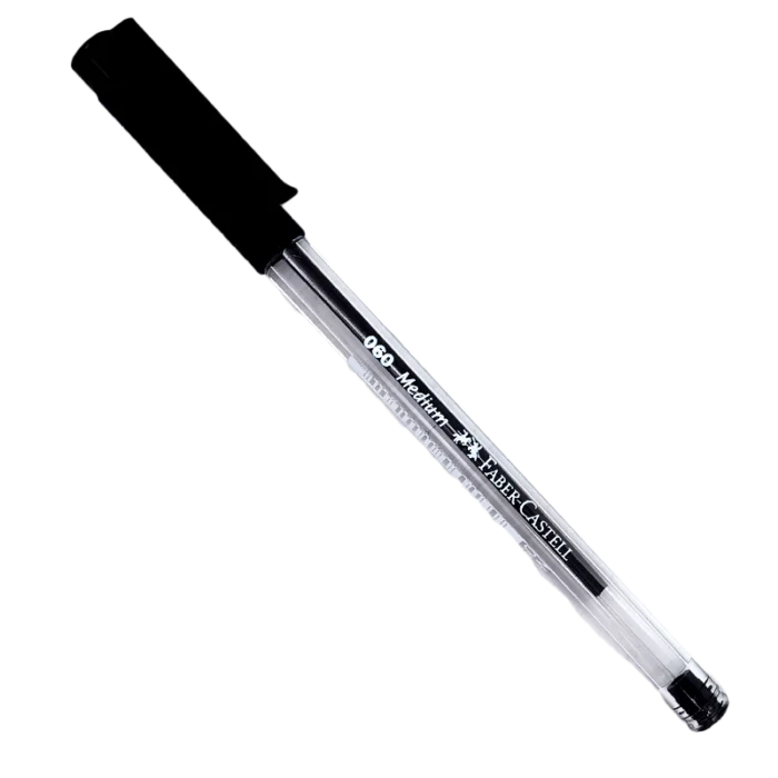 Faber-Castell, Ballpoint Pen, Medium Point, Black - 7754111560139 Pie's Variety Store
