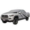 Powerbuilt SUV and Truck Protective Cover. Powerbuilt car cover fits SUVs and trucks. The wear-resistant cover protects your car against rain, UV rays, dirt, and tree sap, among other elements.- 468371