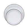 Café Express Premium Plastic Plates 50 Units - 498604