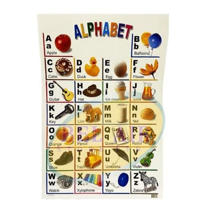 LEARNING CHARTS, EDUCATIONAL CHARTS WITH A VARIETY OF TOPICS AND VIBRANT COLOURS - 80396803438 Pie's Variety Store