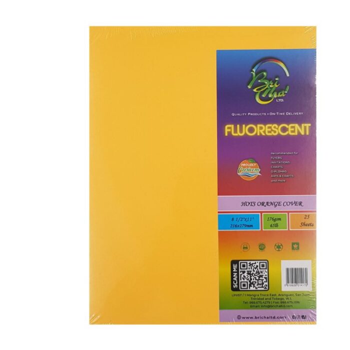 BriCha Bristol Board 180 GSM, Blue (25 Sheets) - 810626012383 Pie's Variety Store