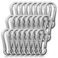 EPHECH 60PCS 3" Heavy Duty Spring Snap Hook, M8 5/16" Galvanized Steel Snap Hook Carabiner Quick Link Carabiner Clip, 500LBS Holding Capacity Quick Link Keychain for Swing Hammock Gym Outdoor EPHECH