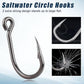 Saltwater Live Bait Fishing Hooks- 35pcs Inline Circle Hooks Catfish Bait Fish Hooks 2X Strong Stainless Steel Hooks for Big Game Fishing-Size 12/0-35pcs ebuystt