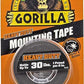 Gorilla Heavy Duty Double Sided Mounting Tape, 1-Pack, Black- 6055002 MEGA