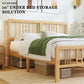ZIYOO 12 Inch Twin Bamboo Bed Frame with Headboard, Modern Minimalist