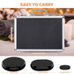 9Pcs Hot Stones Massage Set with Warmer, Professional or Home Spa Massage Hot Stones Kit, 4 Sizes Massage Stone for Full Body Relaxation and Pain Relief Pisleto