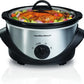 HAMILTON BEACH 33141 4QT SLOW COOKER BLACK - HTBQM33141 Pie's Variety Store