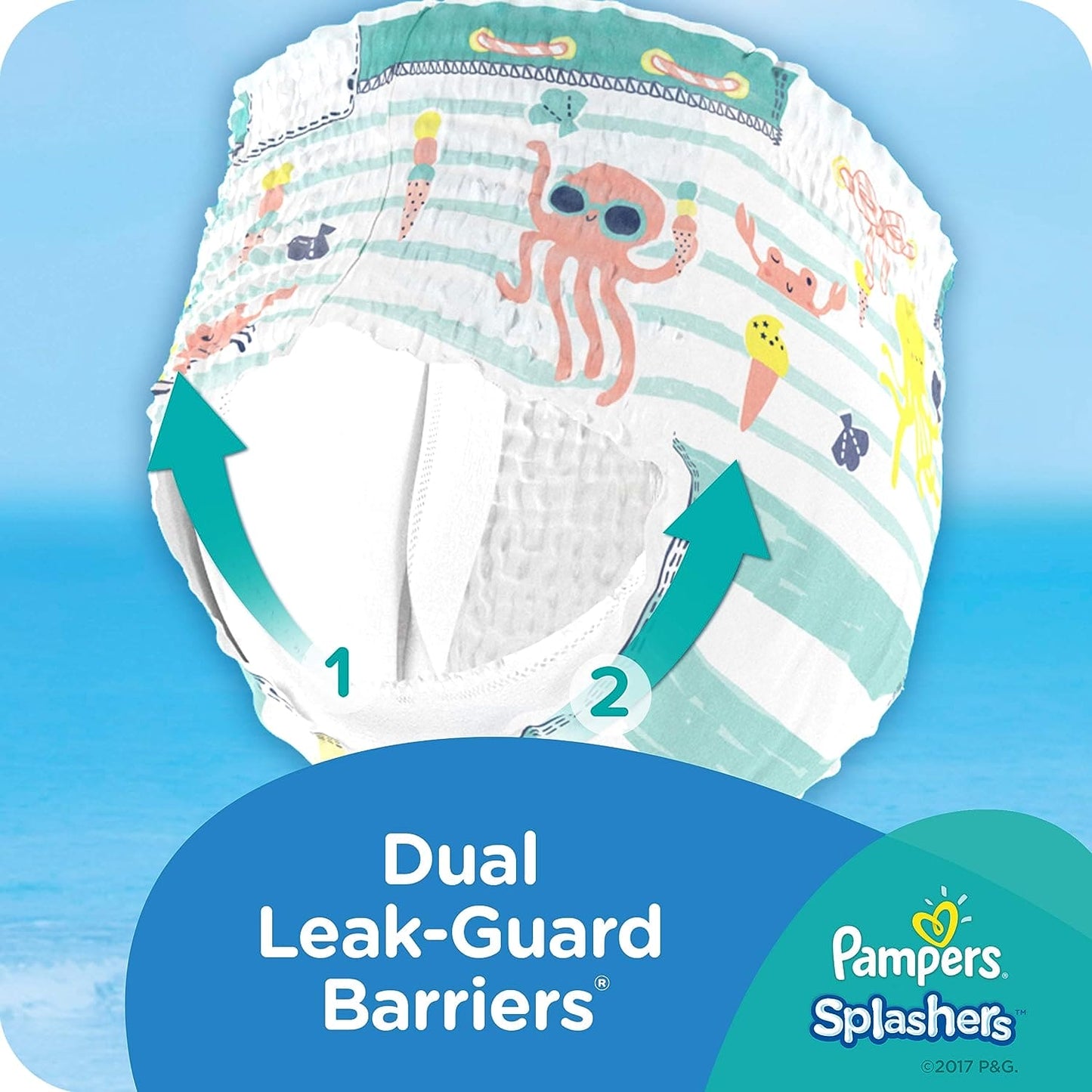 PAMPERS DIAPER SPLASHERS M 11CT - PDSM11CT Pie's Variety Store