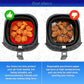 Reusable Silicone Air Fryer Liners with Air Fryer Magnetic Cheat Sheet, Easy Clean Air Fryer Accessories, Non Stick, AirFryer Accessory Parchment Paper Replacement (Square 8.5") ebuys