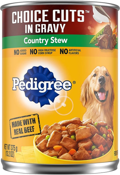 PEDIGREE CHOICE CUTS ADULT WET DOG FOOD COUNTRY STEW 375G - PCCCS375 Pie's Variety Store