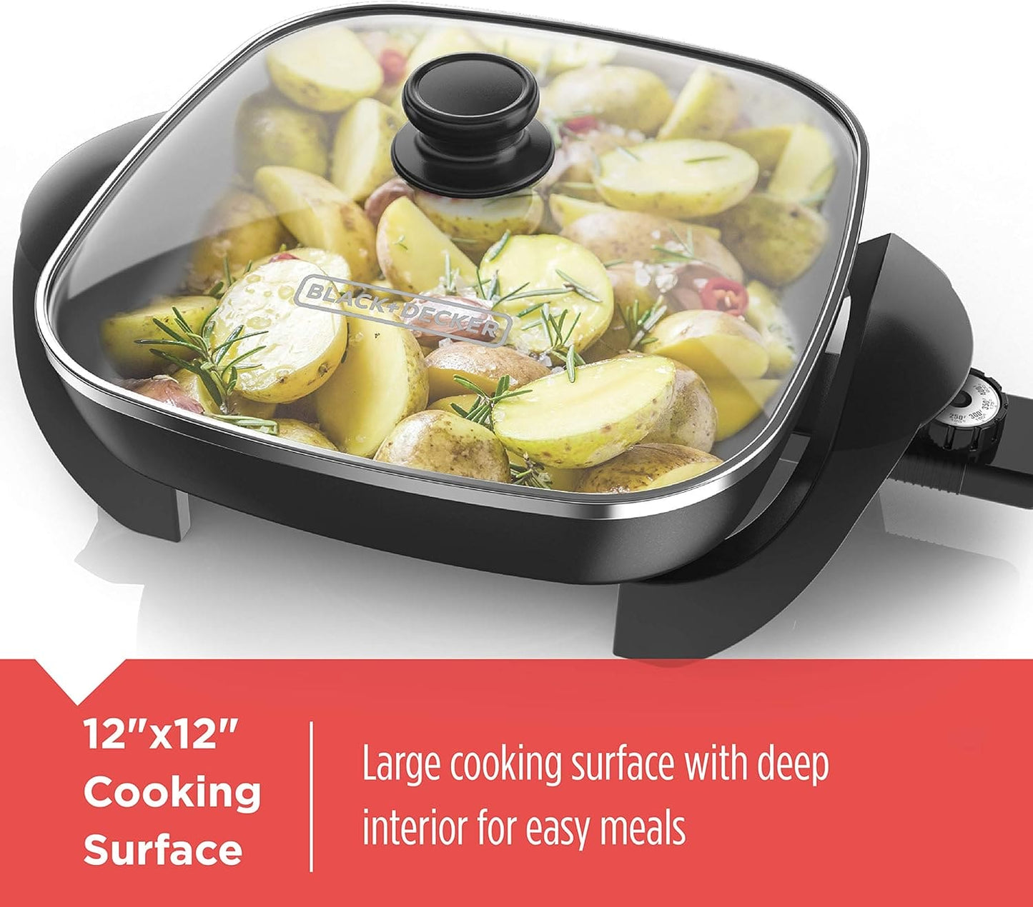 BLACK & DECKER SK1212B ELECTRIC SKILLET - BNDCJ656 Pie's Variety Store