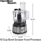 HAMILTON BEACH 70730 FOOD PROCESSOR 10 CUP - HTBQM70730 Pie's Variety Store