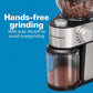 Hamilton Beach Electric Burr Coffee Grinder - Offers 18 grind settings from extra-fine to coarse with adjustable quantities from 2 to 14 cups of coffee. The large hopper holds 2 cups of whole coffee beans - 80385 Argos Distributors