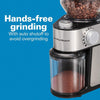 Hamilton Beach Electric Burr Coffee Grinder - Offers 18 grind settings from extra-fine to coarse with adjustable quantities from 2 to 14 cups of coffee. The large hopper holds 2 cups of whole coffee beans - 80385