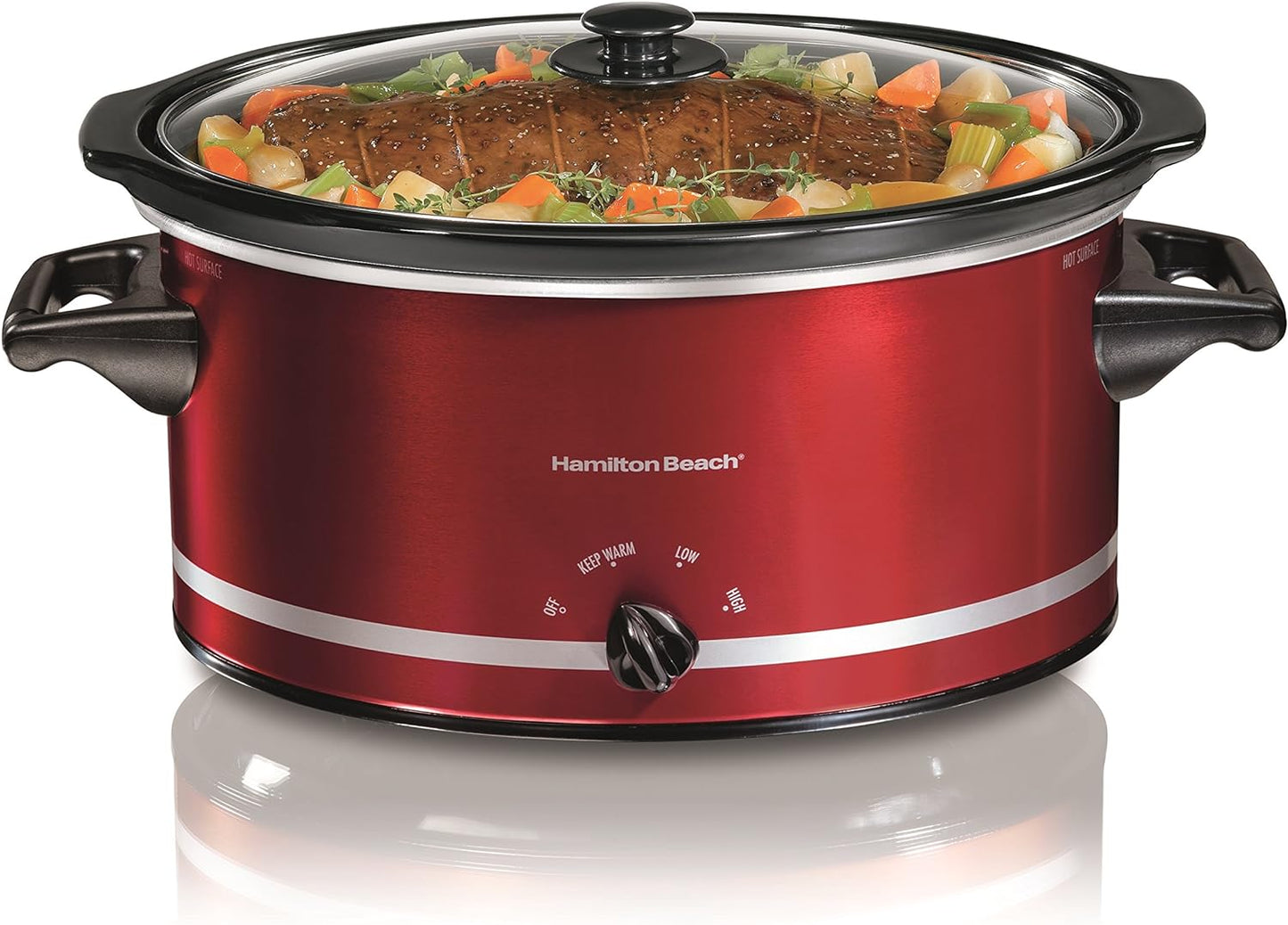 HAMILTON BEACH 33184 8QT SLOW COOKER - HTBQM33184 Pie's Variety Store