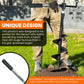 Earth Auger - 6" Wide x 32" Deep - Electric Post Hole Digger - Handles - Hole Digger for Fence Posts MightyPhine