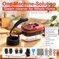 Steam Cleaner, Portable Pressurized Steamer for Cleaning with 14pcs Accessories, 6-Level Adjustable and 15s Heat-Up, Handheld Steam Cleaner for Home, Tile, Dirt, Grout, Grease, Car Detailing(Red) AULANK