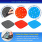 Reusable Silicone Air Fryer Liners with Air Fryer Magnetic Cheat Sheet, Easy Clean Air Fryer Accessories, Non Stick, AirFryer Accessory Parchment Paper Replacement (Square 8.5") ebuys