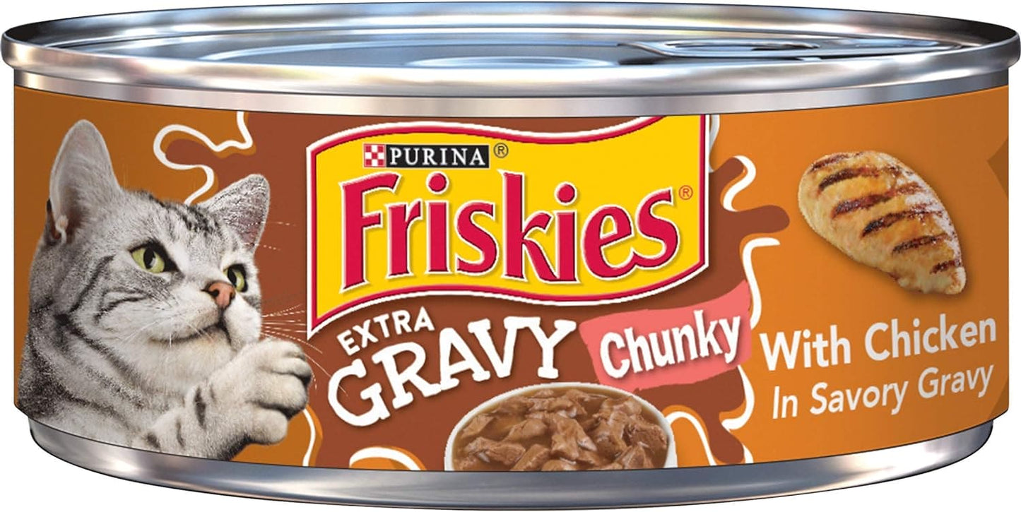 Purina Friskies Meaty Bits Beef With Gravy Cat Food 5.5oz - 05000042314 Pie's Variety Store