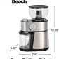 Hamilton Beach Electric Burr Coffee Grinder - Offers 18 grind settings from extra-fine to coarse with adjustable quantities from 2 to 14 cups of coffee. The large hopper holds 2 cups of whole coffee beans - 80385 Argos Distributors