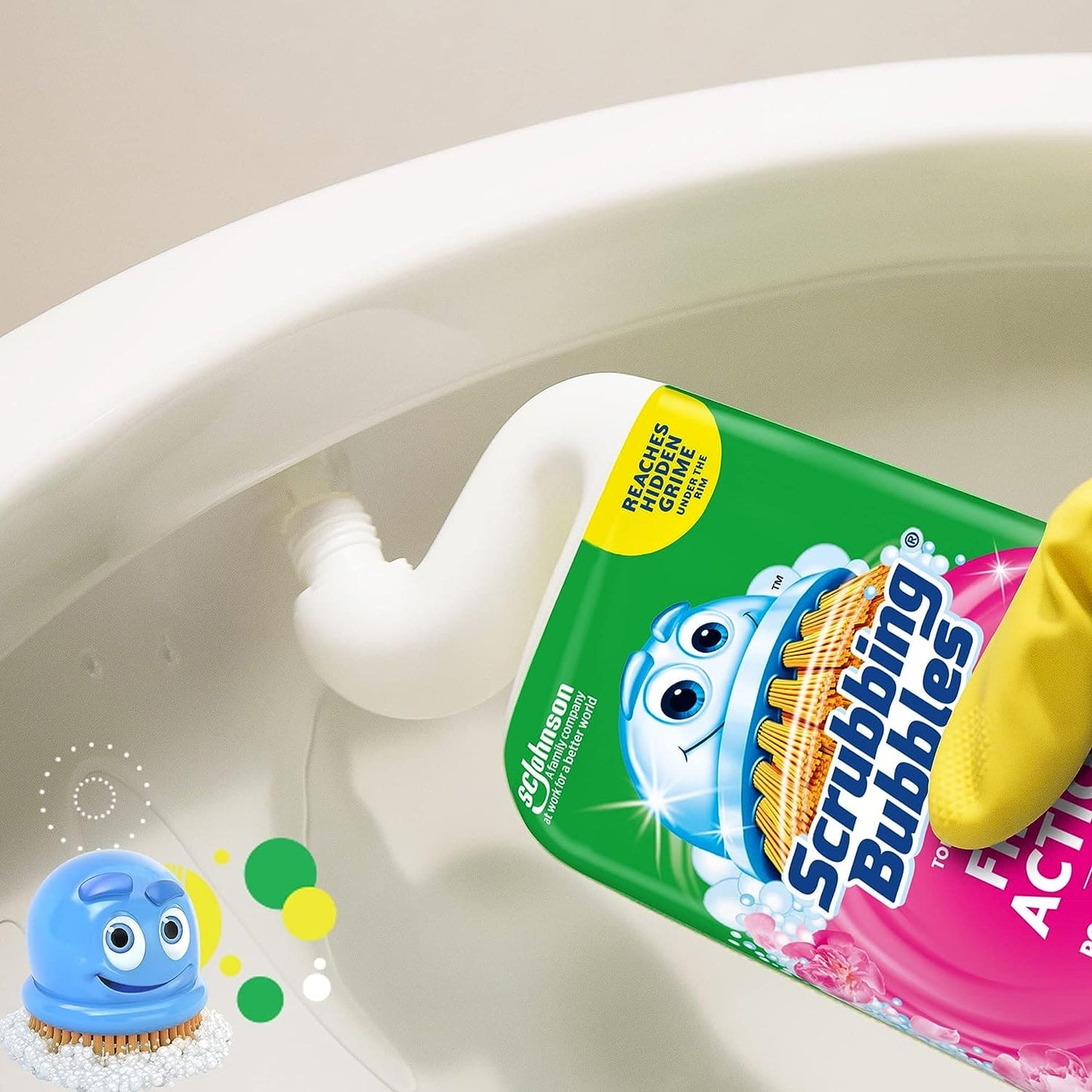 SCRUBBING BUBBLES TOILET BOWL CLEANER FLORAL FUSION 24OZ - SBTBC1 Pie's Variety Store
