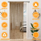 YIIBAII Beaded Curtain Beaded Curtains for Doorways Crystals Suitable for Interior Decoration and Partitions Hippy Closet Curtains (Brown, 39"x79") YIIBAII