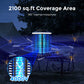 Bug Zapper Outdoor, Mosquito Zapper 2 in 1 Portable & Rechargeable Bug Zapper Outdoor with 4000mAh Battery & LED Night Light, 4000V Electric Fly Zapper for Outside,Patio,Backyard,Garden KOOSA