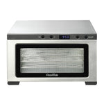 Stainless Steel Mini Food Dehydrator Dryer- 6 Stainless Steel Trays, Digital Adjustable Timer, 400W, 176°F, Temperature Control, for Jerky, Herb, Meat, Beef, Fruit and Pet Treats, Model 2016YJ, Silver vassillias
