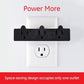 Powerlink 3 Outlet Adapter, 3-Prong Power Splitter,15A, 12V,1875W, 60Hz, Black, 1 Pack -JNCLJC40000011 MEGA
