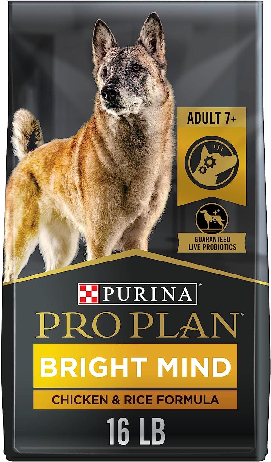 Purina Pro Plan Adult 7+Bright Mind Chicken & Rice Formula 16lbs - 03810017085 Pie's Variety Store