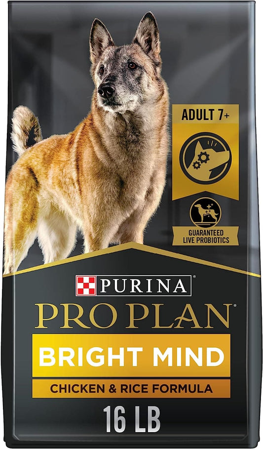 Purina Pro Plan Adult 7+Bright Mind Chicken & Rice Formula 16lbs - 03810017085 Pie's Variety Store