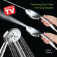 AquaCare High Pressure 8-mode Handheld Shower Head - Anti-clog Nozzles, Built-in Power Wash to Clean Tub, Tile & Pets, Extra Long 6 ft. Stainless Steel Hose, Wall & Overhead Brackets Hotel Spa